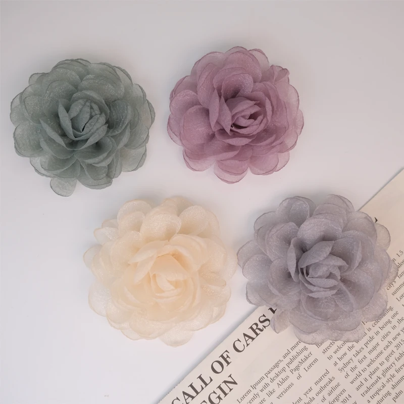 9.5CM NEW Burned Edge 3D camellia flower organza patches DIY sewing Sticker applique cloth wedding dress Hairpin headdress decor
9.5CM NEW Burned Edge 3D camellia flower organza patches DIY sewing Sticker applique cloth wedding dress Hairpin headdress decor