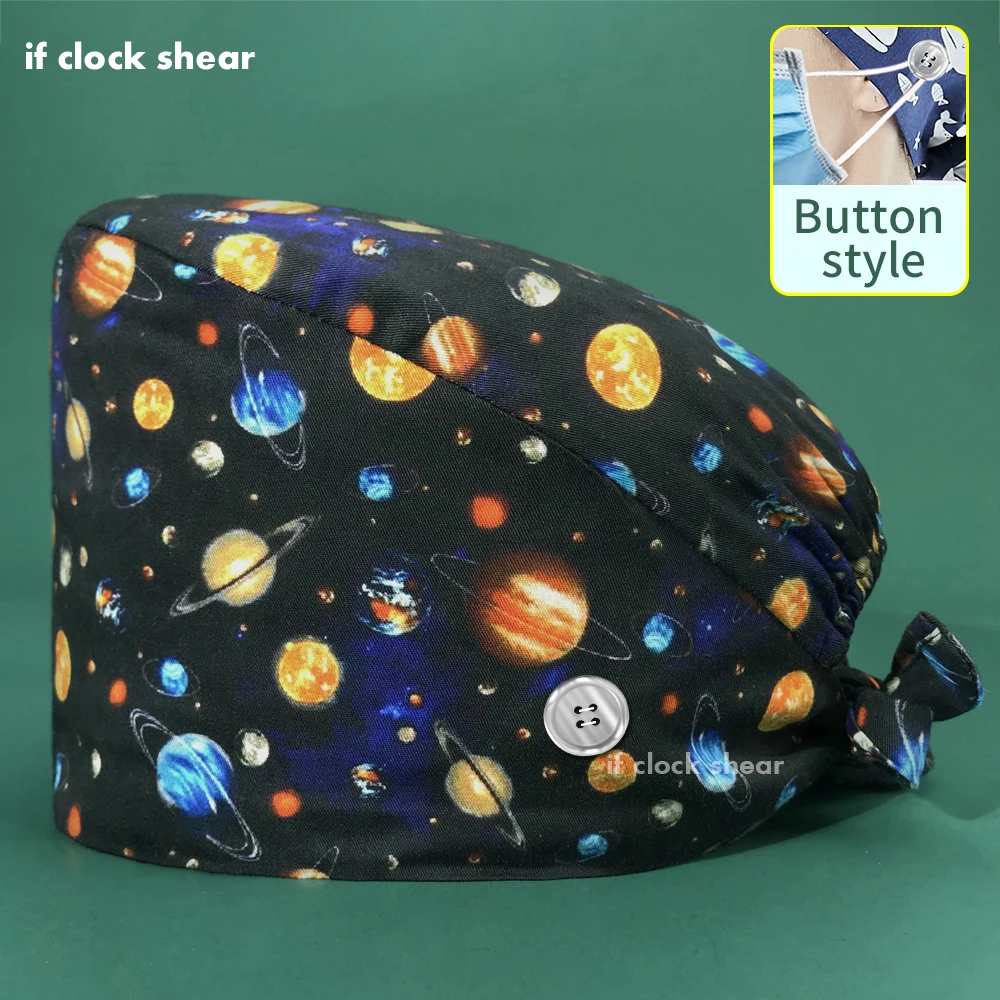 Scrubs Women Hats Animal Printing Cotton Pet Clinic Scrub Work Hat Health Service Nurse Accessories Caps with Buttons Women Men
Scrubs Women Hats Animal Printing Cotton Pet Clinic Scrub Work Hat Health Service Nurse Accessories Caps with Buttons Women Men