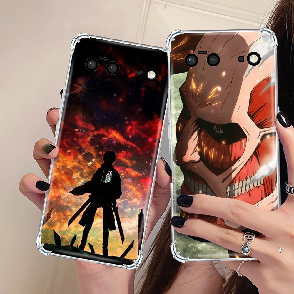 Case for Pixel 7Pro 7 Silicone Back Shell Covers for Google 6a 6 6Pro Shockproof Transparent Soft TPU Attack on Titan Fundas
Case for Pixel 7Pro 7 Silicone Back Shell Covers for Google 6a 6 6Pro Shockproof Transparent Soft TPU Attack on Titan Fundas