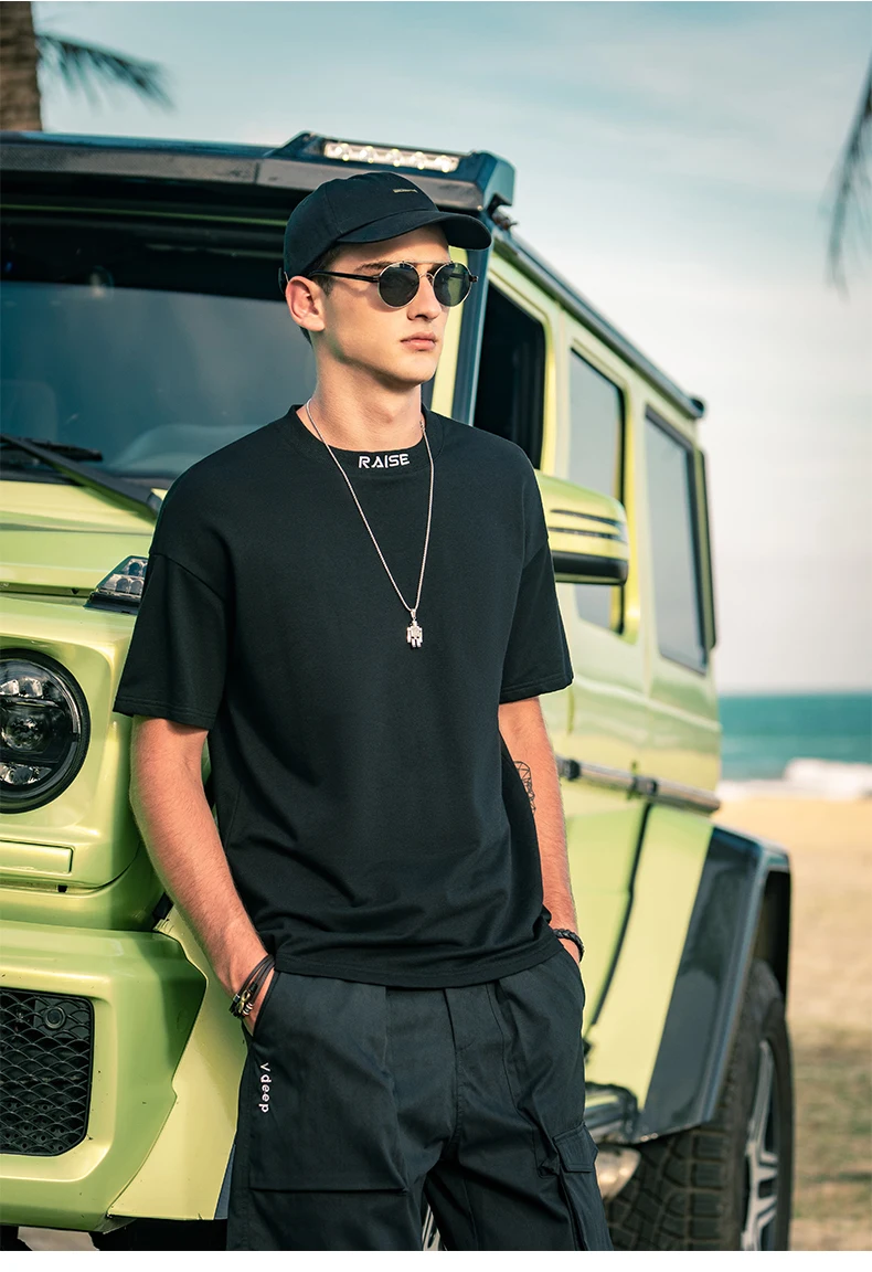 Y1407 Casual Tide Brand Short Sleeve T-shirt Men's Simple and Wild Embroidery Top Half Sleeve
Y1407 Casual Tide Brand Short Sleeve T-shirt Men's Simple and Wild Embroidery Top Half Sleeve