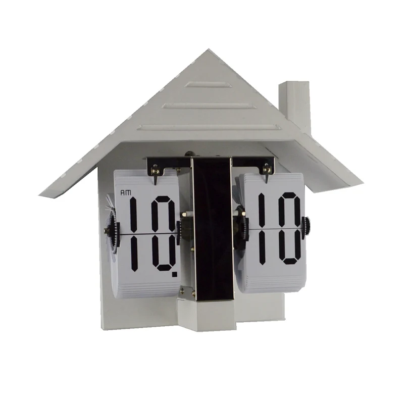 Authentic House Flip Clock Wood Retro Stainless Steel Vintage Creative Desk Clock Table Watch Living Room Bedroom Birthday Gift
Authentic House Flip Clock Wood Retro Stainless Steel Vintage Creative Desk Clock Table Watch Living Room Bedroom Birthday Gift