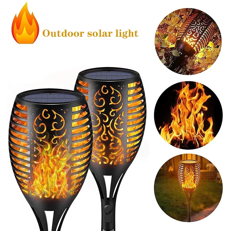 Outdoor Solar Lights Flashing Dancing Flame Torches Solar Lighting Waterproof Lights Garden Decoration Landscape Lawn Path
Outdoor Solar Lights Flashing Dancing Flame Torches Solar Lighting Waterproof Lights Garden Decoration Landscape Lawn Path