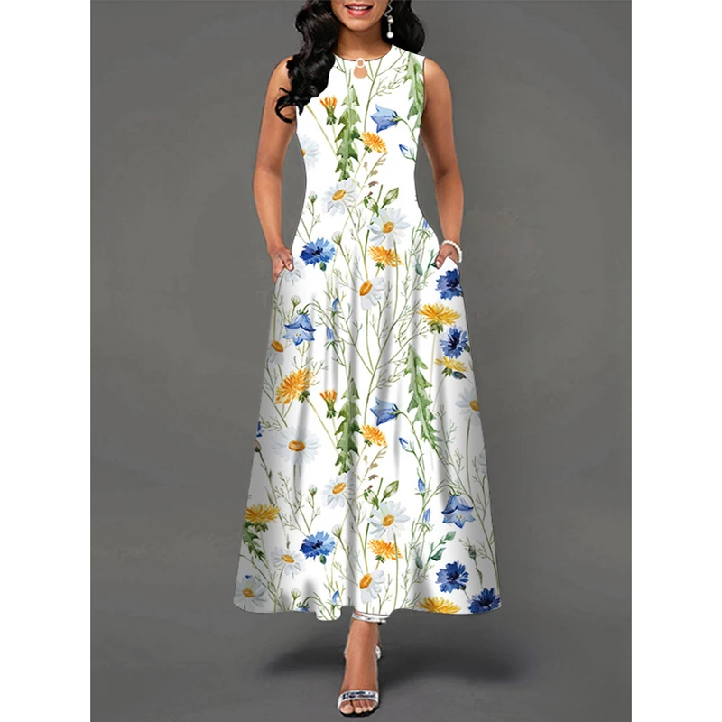 Women's Maxi Skirts Bohemian Floral Printing Dresses For Ladies 2022 Summer Fashion Large Swing Vintage High Waist Party Dresses
Women's Maxi Skirts Bohemian Floral Printing Dresses For Ladies 2022 Summer Fashion Large Swing Vintage High Waist Party Dresses