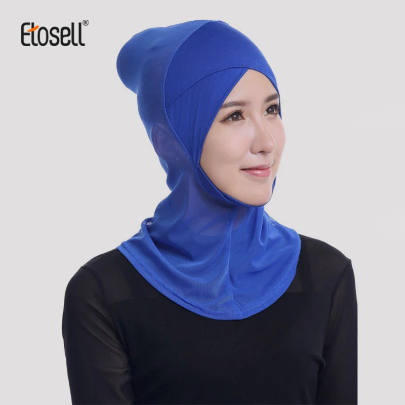Etosell Muslim Summer Stretch Turban Cap Full Cover Inner Hijab Caps Islamic Underscarf Bonnet Under Scarf Turbante Mujer 
Etosell Muslim Summer Stretch Turban Cap Full Cover Inner Hijab Caps Islamic Underscarf Bonnet Under Scarf Turbante Mujer