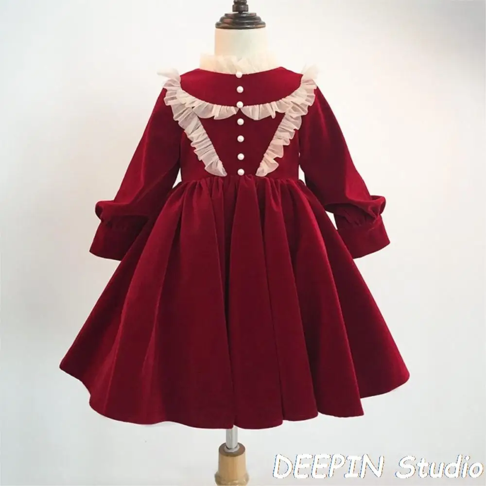 Children's Christmas Dress 2024 Autumn/Winter New Girls' Long Sleeve Corduroy Dress Christmas Prom Girls' Princess Party Dresses
Children's Christmas Dress 2024 Autumn/Winter New Girls' Long Sleeve Corduroy Dress Christmas Prom Girls' Princess Party Dresses