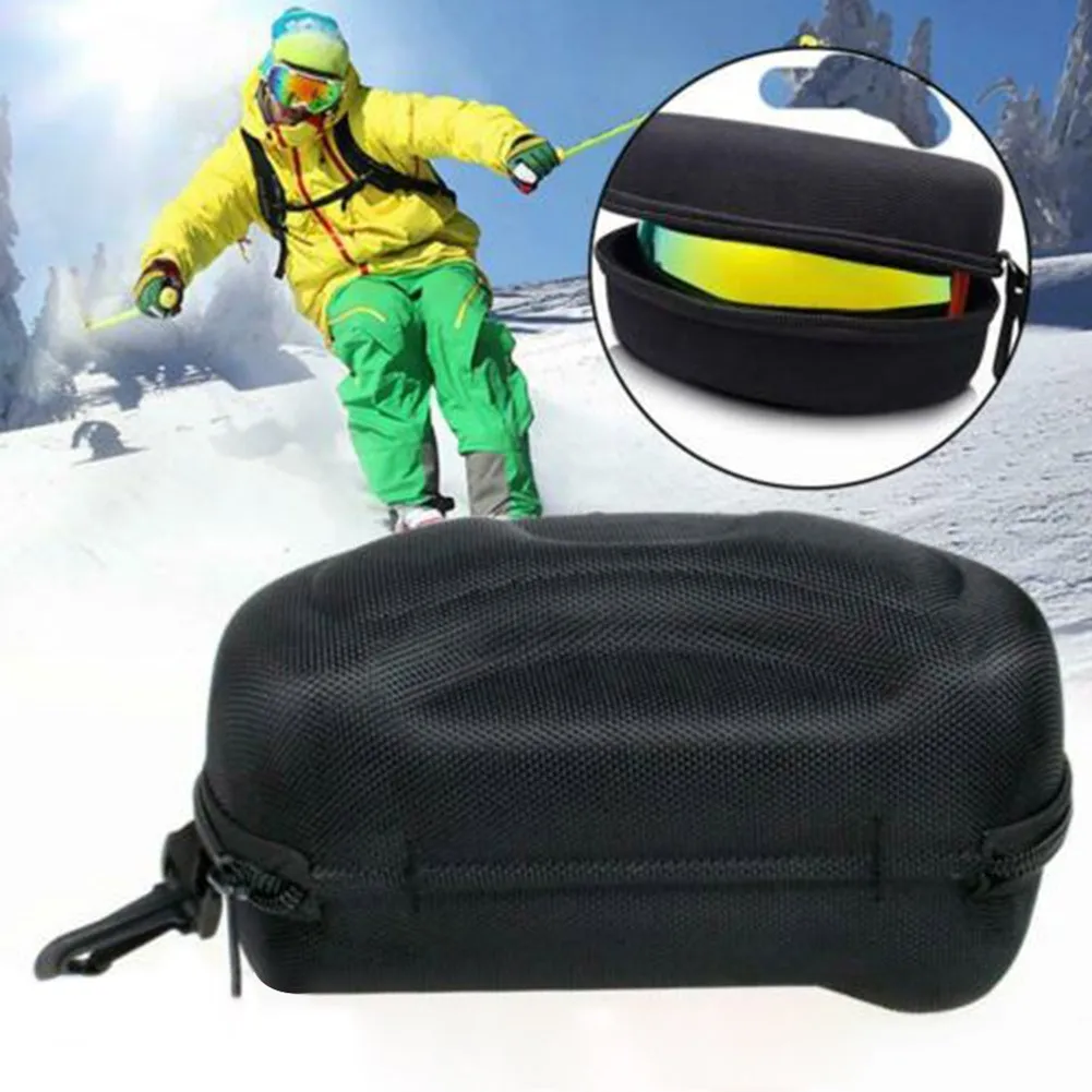1pc Ski Glasses Case Waterproof Scratch Crush-resistant Portable Hook 20*12*10cm EVA Black/grid Winter Sports Accessories
1pc Ski Glasses Case Waterproof Scratch Crush-resistant Portable Hook 20*12*10cm EVA Black/grid Winter Sports Accessories