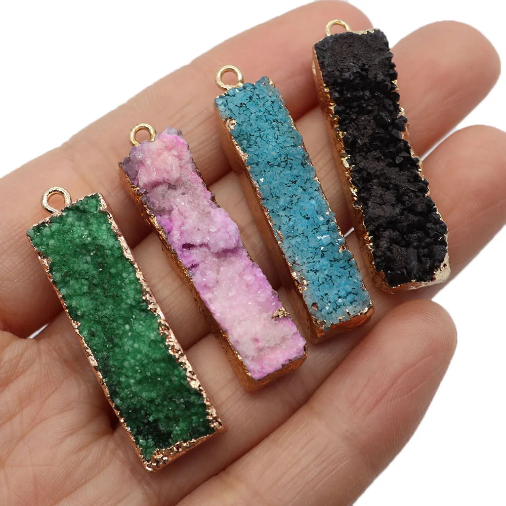Exquisite Natural Stone Rectangular Crystal Pendant 8-43mm Charm Jewelry Making DIY Necklace Earring Fashion Accessoriy Amethyst
Exquisite Natural Stone Rectangular Crystal Pendant 8-43mm Charm Jewelry Making DIY Necklace Earring Fashion Accessoriy Amethyst