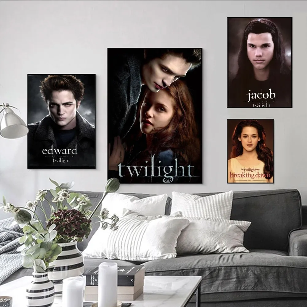 Movie Twilight Poster Self-adhesive Art Poster Retro Kraft Paper Sticker DIY Room Bar Cafe Vintage Decorative Painting
Movie Twilight Poster Self-adhesive Art Poster Retro Kraft Paper Sticker DIY Room Bar Cafe Vintage Decorative Painting