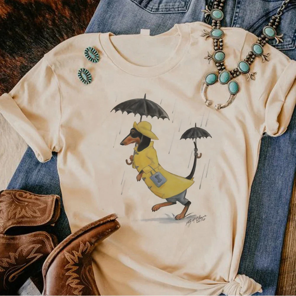 Dachshund t-shirts women Y2K streetwear Tee girl anime 2000s y2k clothes
Dachshund t-shirts women Y2K streetwear Tee girl anime 2000s y2k clothes