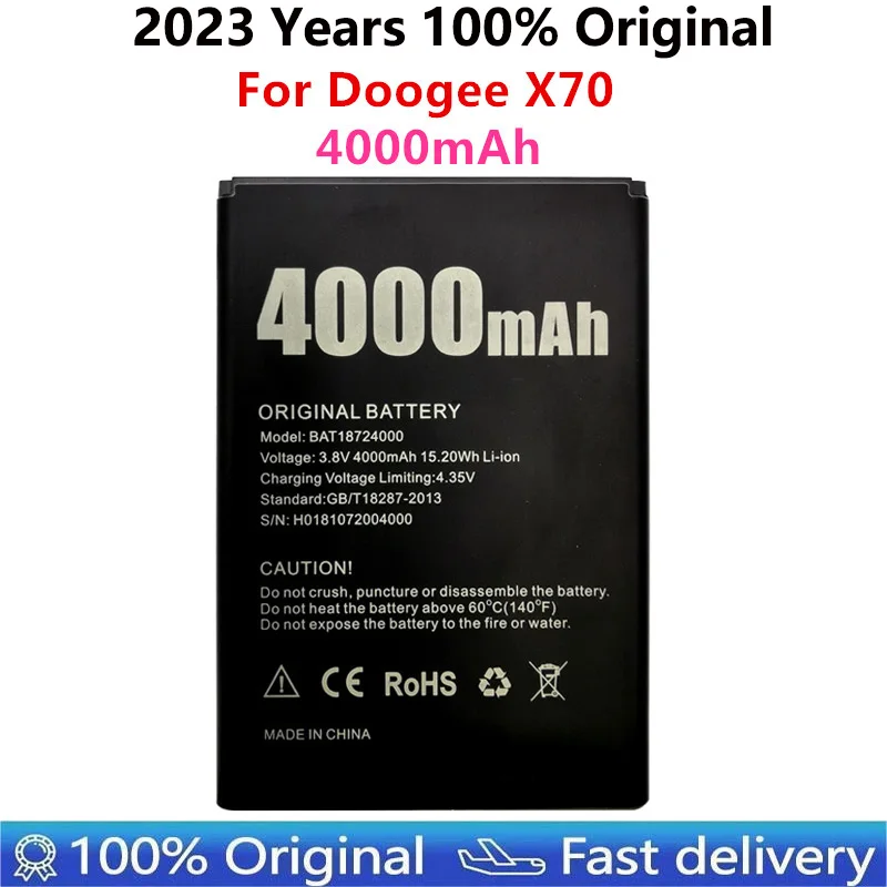 100% оригинальный новый аккумулятор BAT18724000 4000 мАч Для Doogee X70 X 70 аккумулятор для телефона сменные батареи
100% оригинальный новый аккумулятор BAT18724000 4000 мАч Для Doogee X70 X 70 аккумулятор для телефона сменные батареи