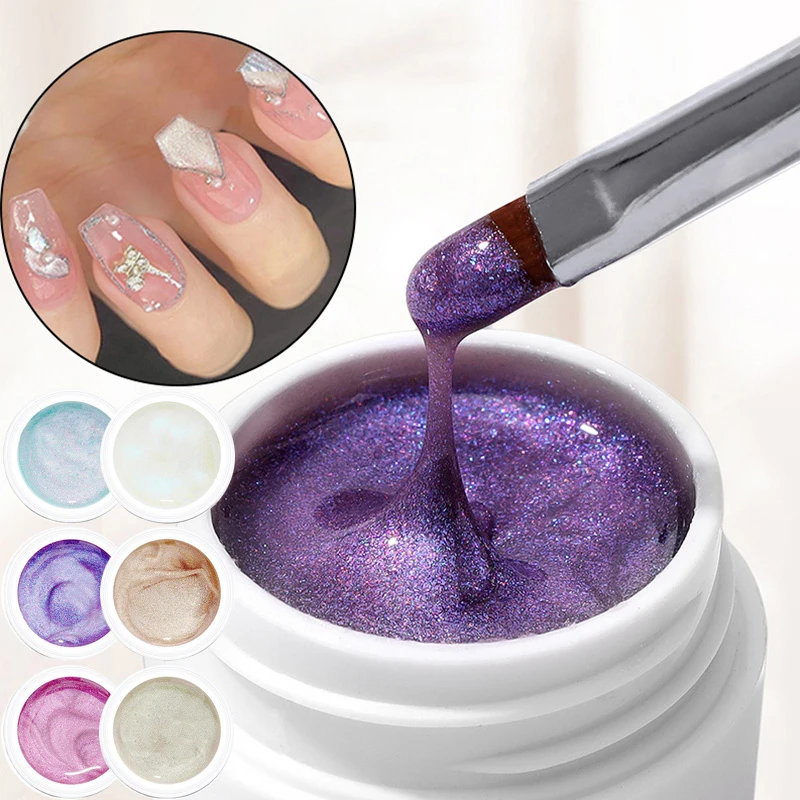 Soak Off UV Gel Shiny Effect Hybrid Varnish Holographic Glue Glitter Nail Polish Waterproof Manicure Tool DIY Nail Art Decor
Soak Off UV Gel Shiny Effect Hybrid Varnish Holographic Glue Glitter Nail Polish Waterproof Manicure Tool DIY Nail Art Decor