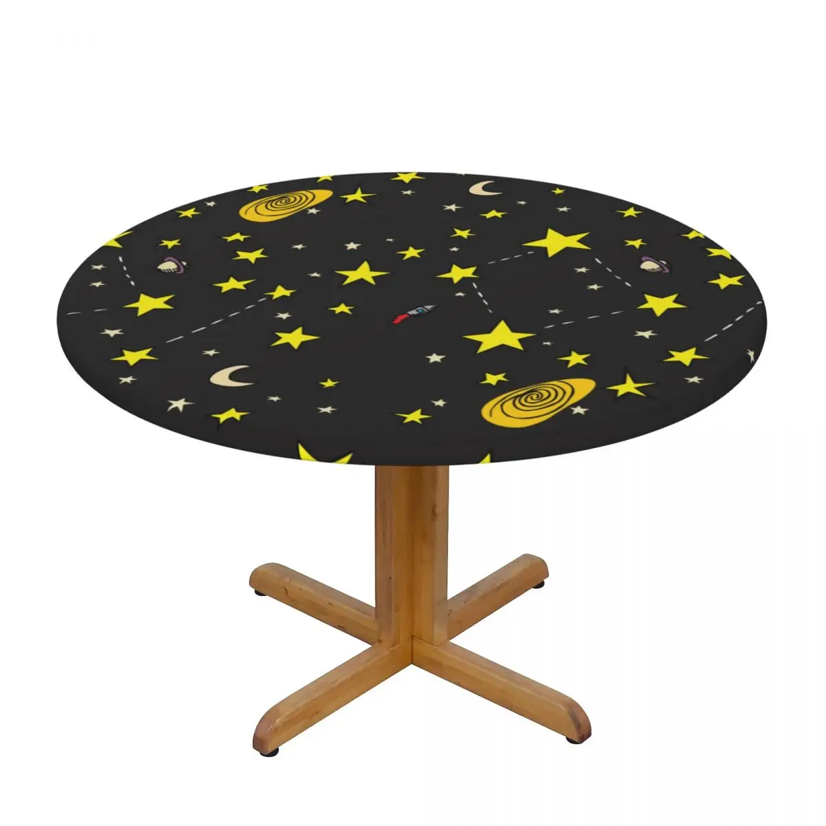 Space Pattern Waterproof Polyester Round Tablecloth Catering Fitted Table Cover with Elastic Edged
Space Pattern Waterproof Polyester Round Tablecloth Catering Fitted Table Cover with Elastic Edged