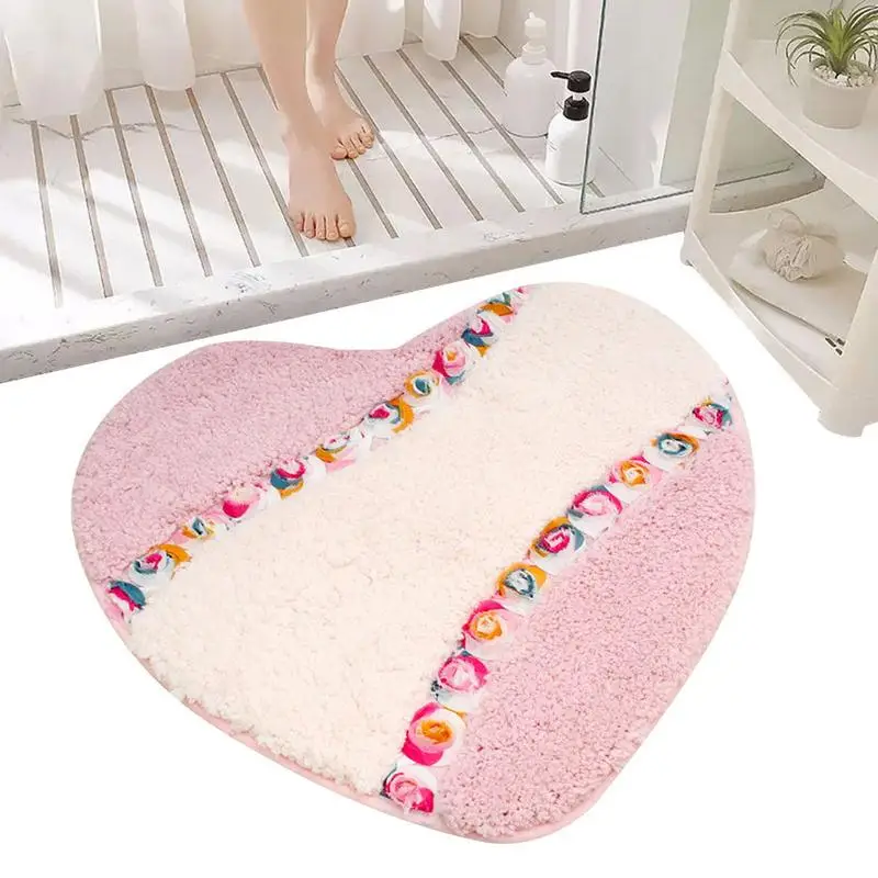 Cute Bath Mat Cute Flower-Shaped Bathroom Rugs Bathroom Rugs Preppy Bathroom Decor Quick Dry Bath Rug Non-slip Washable Water 
Cute Bath Mat Cute Flower-Shaped Bathroom Rugs Bathroom Rugs Preppy Bathroom Decor Quick Dry Bath Rug Non-slip Washable Water