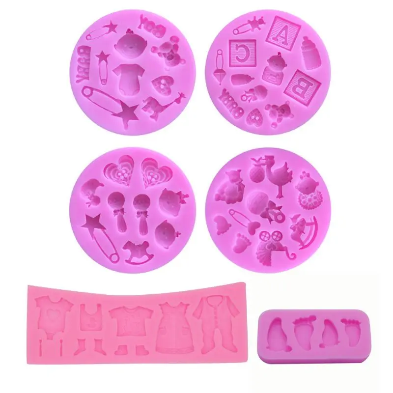 6 Piece Cute Baby Theme Silicone Fondant Mold DIY Cake Decorating Tool Gummy Sug Dropship
6 Piece Cute Baby Theme Silicone Fondant Mold DIY Cake Decorating Tool Gummy Sug Dropship