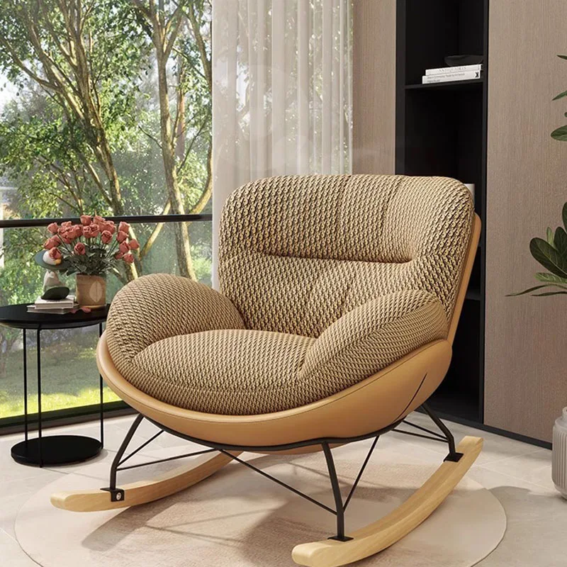 Simple Nordic Style Chair Back Support Relax Design Floor Rocking Chair Living Room Mobile Fauteuils De Salon Home Furniture
Simple Nordic Style Chair Back Support Relax Design Floor Rocking Chair Living Room Mobile Fauteuils De Salon Home Furniture