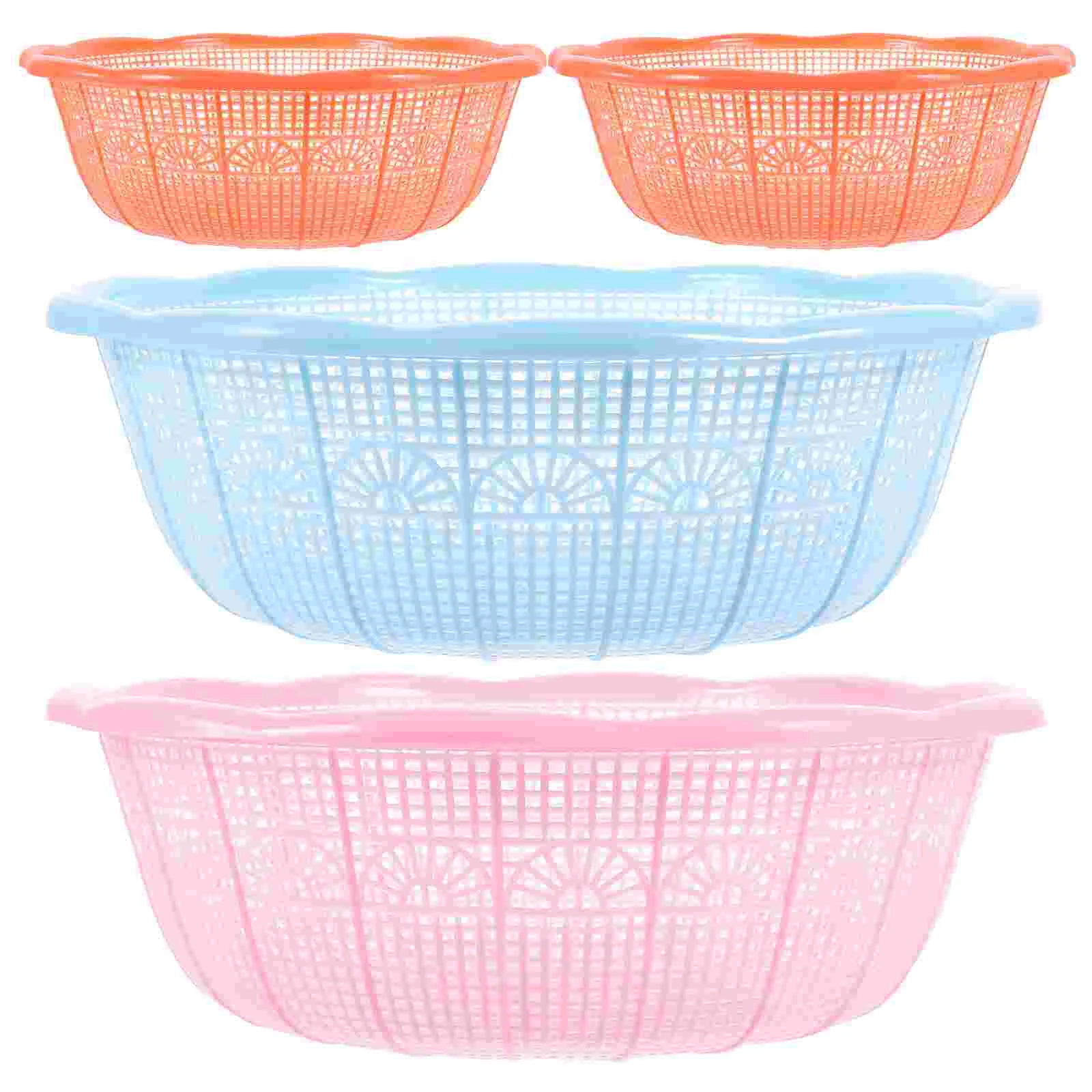 4 Pcs Fruit Vegetable Washing Basket Rice Pot Sink Strainers Colander Sieve Basin Mini
4 Pcs Fruit Vegetable Washing Basket Rice Pot Sink Strainers Colander Sieve Basin Mini