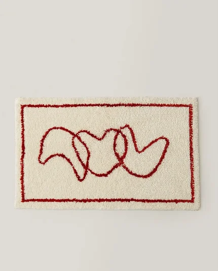 Геометрический коврик для ванной
Геометрический коврик для ванной