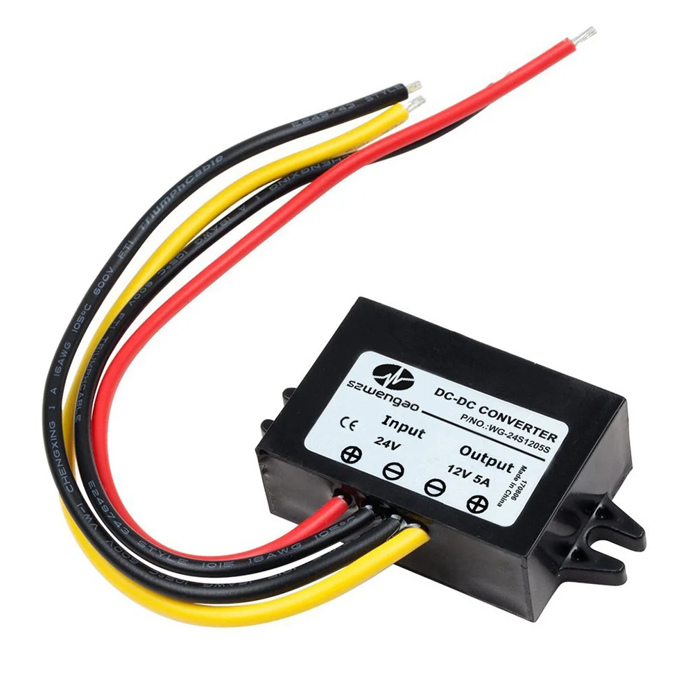 Car Converter Power Dc Voltage Inverter 12V Supplybattery Volt Stabilizer Buck 18V 36V
Car Converter Power Dc Voltage Inverter 12V Supplybattery Volt Stabilizer Buck 18V 36V