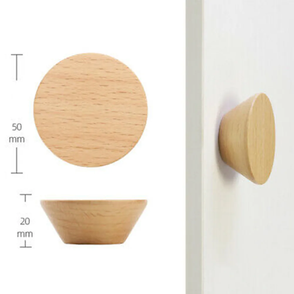 Wardrobe Knob Door Handle Home Room Multi-Coloured Wood 2Pcs/set 50*20mm Drawer Handles Round Handle Brand New
Wardrobe Knob Door Handle Home Room Multi-Coloured Wood 2Pcs/set 50*20mm Drawer Handles Round Handle Brand New