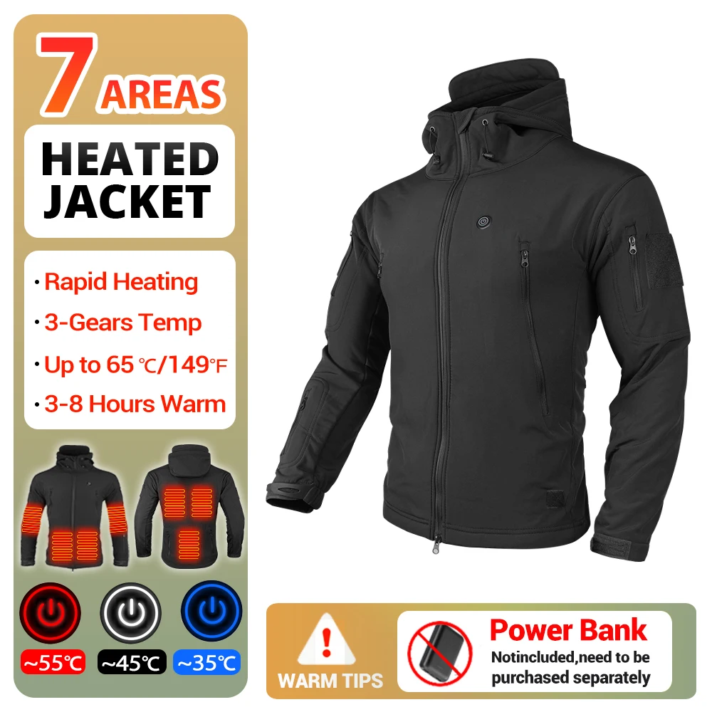 Motorcycle Jacket Winter Heated Jacket Motorbike Jacket Heating Jacket USB Electric Heating Jackets Hooded Camping Keep Warm Men
Motorcycle Jacket Winter Heated Jacket Motorbike Jacket Heating Jacket USB Electric Heating Jackets Hooded Camping Keep Warm Men