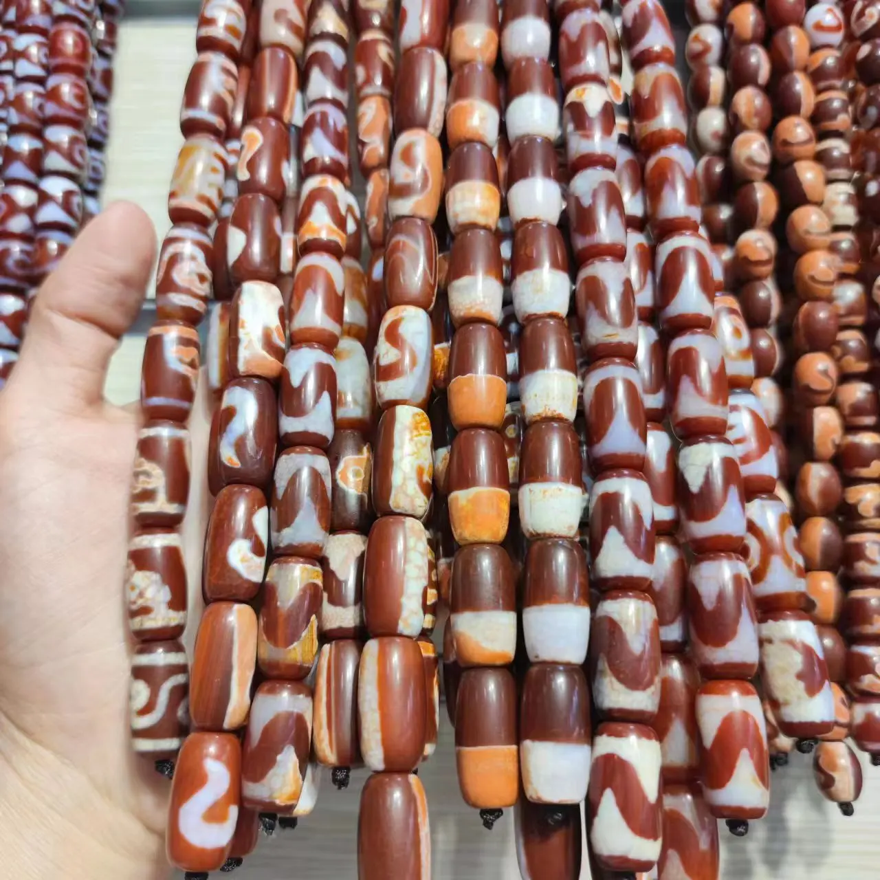 1 шт./партия, длинные бусины из натурального старого Агата
1 шт./партия, длинные бусины из натурального старого Агата