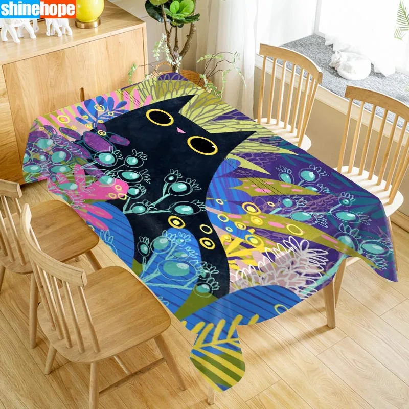 New Arrival Custom Cat Art illustrationTable Cloth Waterproof Oxford Fabric Rectangular Tablecloth Home Party Tablecloth
New Arrival Custom Cat Art illustrationTable Cloth Waterproof Oxford Fabric Rectangular Tablecloth Home Party Tablecloth