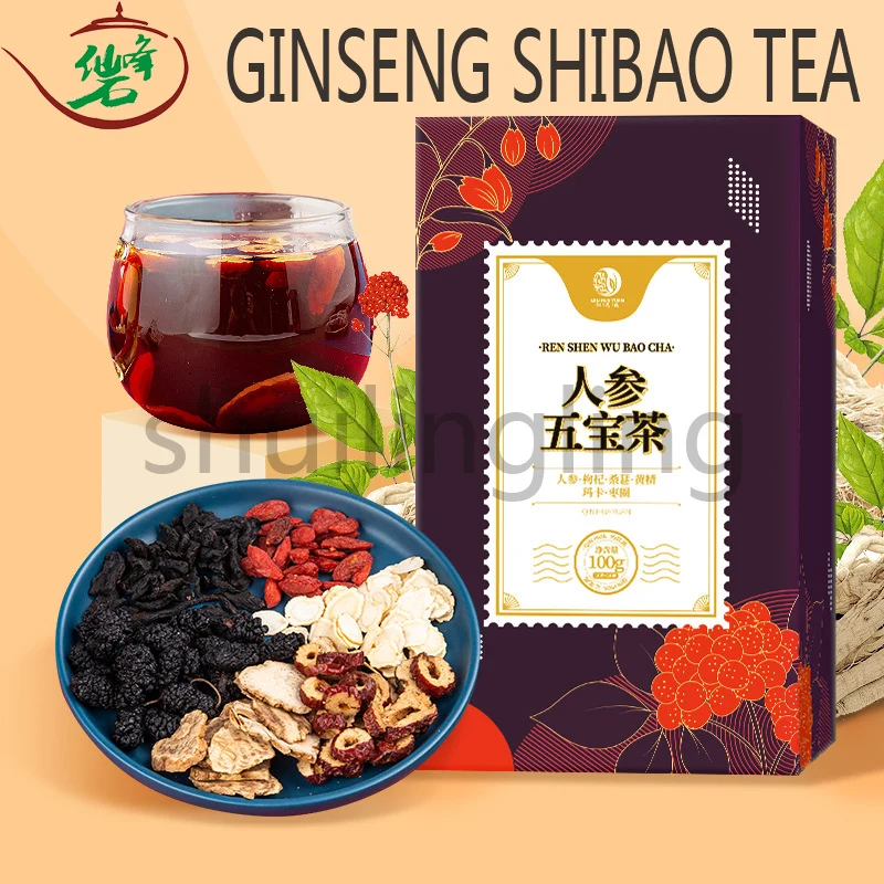 Женьшень Shibao Tea 150 г Huangjing medlar Eucommia мужской цветок неплотный Мужской подарочный пакет
Женьшень Shibao Tea 150 г Huangjing medlar Eucommia мужской цветок неплотный Мужской подарочный пакет