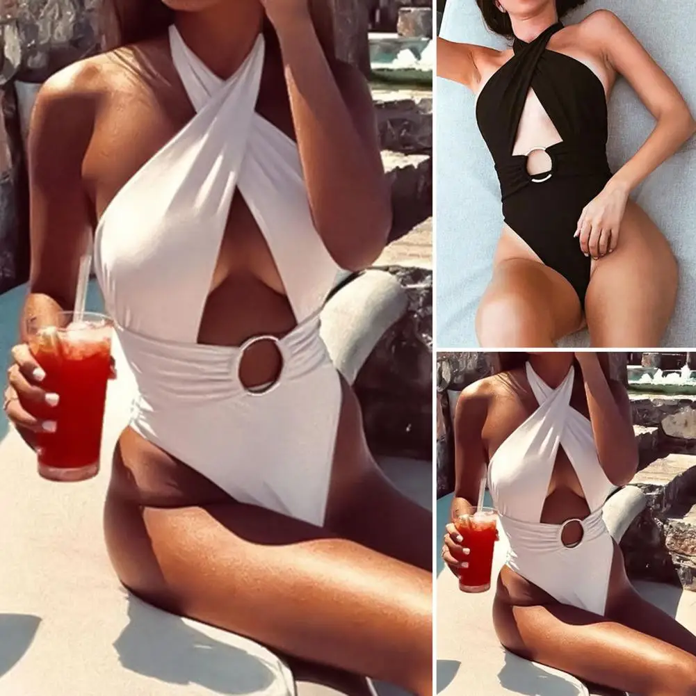 Chic Hollow Out High Waist Lady Monokini Women Swimming Suit Wear-resistant Comfortable
Chic Hollow Out High Waist Lady Monokini Women Swimming Suit Wear-resistant Comfortable