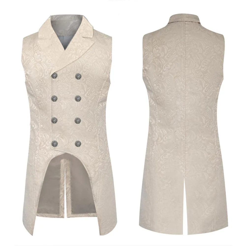 Мужской Жаккардовый жаккардовый пиджак без рукавов в стиле стимпанк
Мужской Жаккардовый жаккардовый пиджак без рукавов в стиле стимпанк