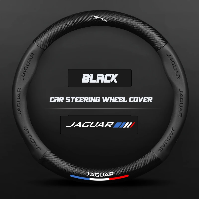 For Jaguar Series Xf Xe Xj Xk Xjr Xfr Xjs Xel Xfl Car Steering Wheel Cover 38cm 3D Embossing Carbon Fiber Interior Decoration
For Jaguar Series Xf Xe Xj Xk Xjr Xfr Xjs Xel Xfl Car Steering Wheel Cover 38cm 3D Embossing Carbon Fiber Interior Decoration