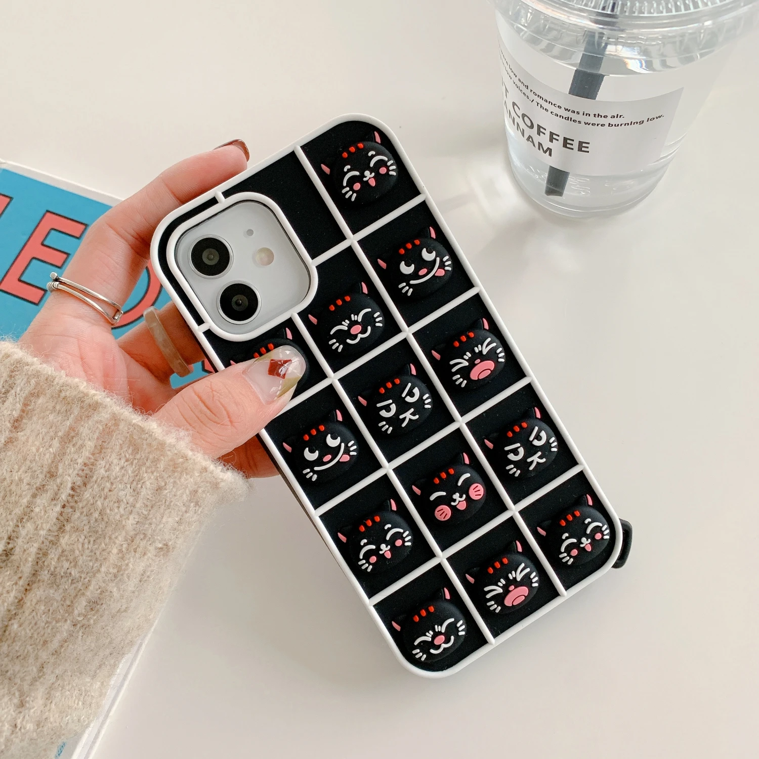 Cute Cartoon KT Cat Decompress Phone Cases For IPhone 13 12 11 Pro Max XR XS MAX 8 X 7 SE 2020 Lady Girl Anti-drop Soft Cover
Cute Cartoon KT Cat Decompress Phone Cases For IPhone 13 12 11 Pro Max XR XS MAX 8 X 7 SE 2020 Lady Girl Anti-drop Soft Cover