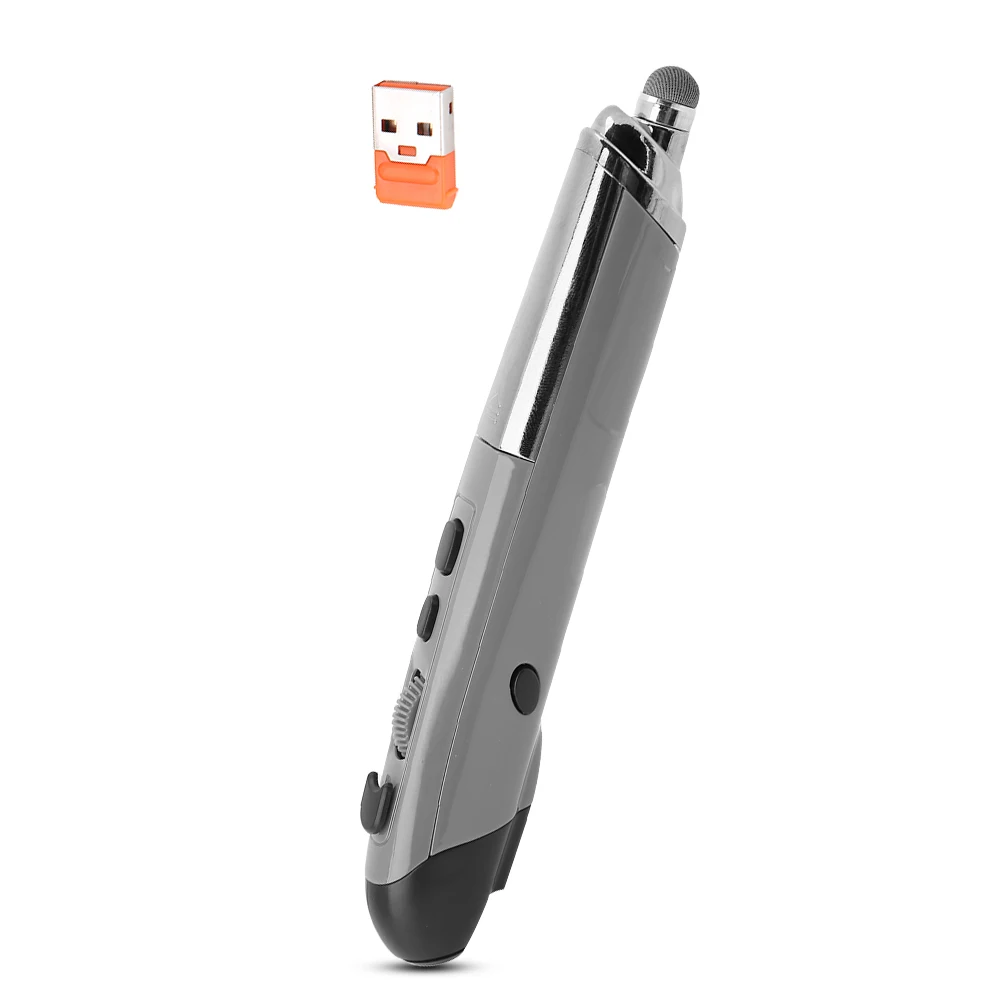 2.4G USB Wireless Optical Pen Mouse Pocket Drawing Write Stylus Pen Mouse (Gray)
2.4G USB Wireless Optical Pen Mouse Pocket Drawing Write Stylus Pen Mouse (Gray)