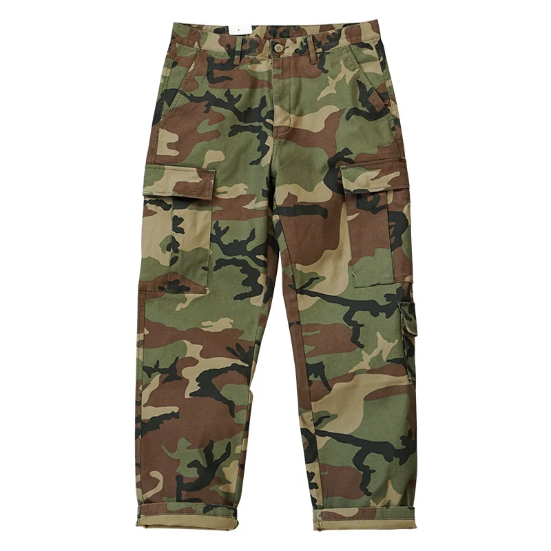 Осенние мужские камуфляжные комбинезоны в американском ретро-стиле, брюки с множеством сумок, прямые брюки, из чистого хлопка, микро-эластичные потертые повседневные
Осенние мужские камуфляжные комбинезоны в американском ретро-стиле, брюки с множеством сумок, прямые брюки, из чистого хлопка, микро-эластичные потертые повседневные