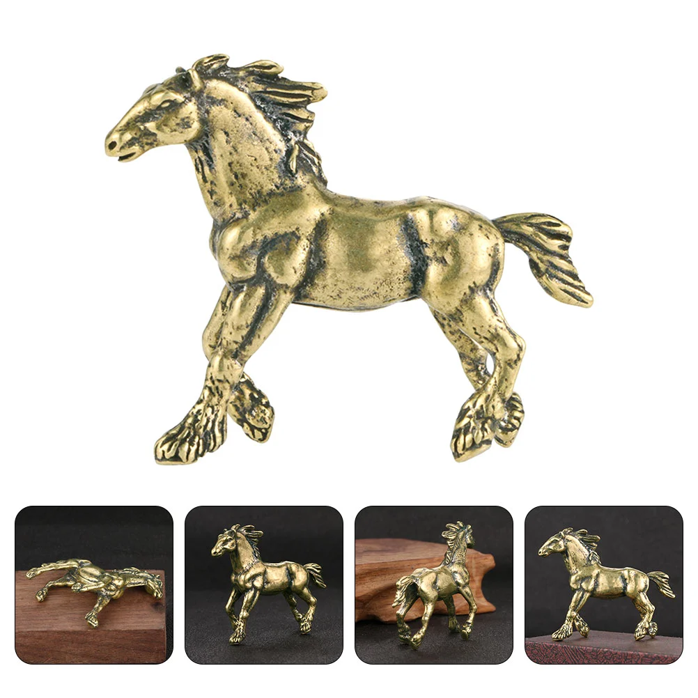 Horse Statue Sculpture Figurine Shui Feng Brass Wildlife Figure Animal Mini Figurines Prosperity Wealth Lucky Decoration Table
Horse Statue Sculpture Figurine Shui Feng Brass Wildlife Figure Animal Mini Figurines Prosperity Wealth Lucky Decoration Table