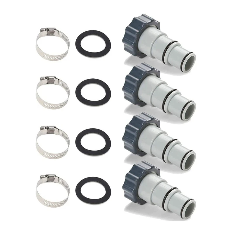 (4-Pack) Hose Adapter With Collar Replace For Intex Fit For Threaded Connection Pumps PN. 25007 (4, 25007)
(4-Pack) Hose Adapter With Collar Replace For Intex Fit For Threaded Connection Pumps PN. 25007 (4, 25007)