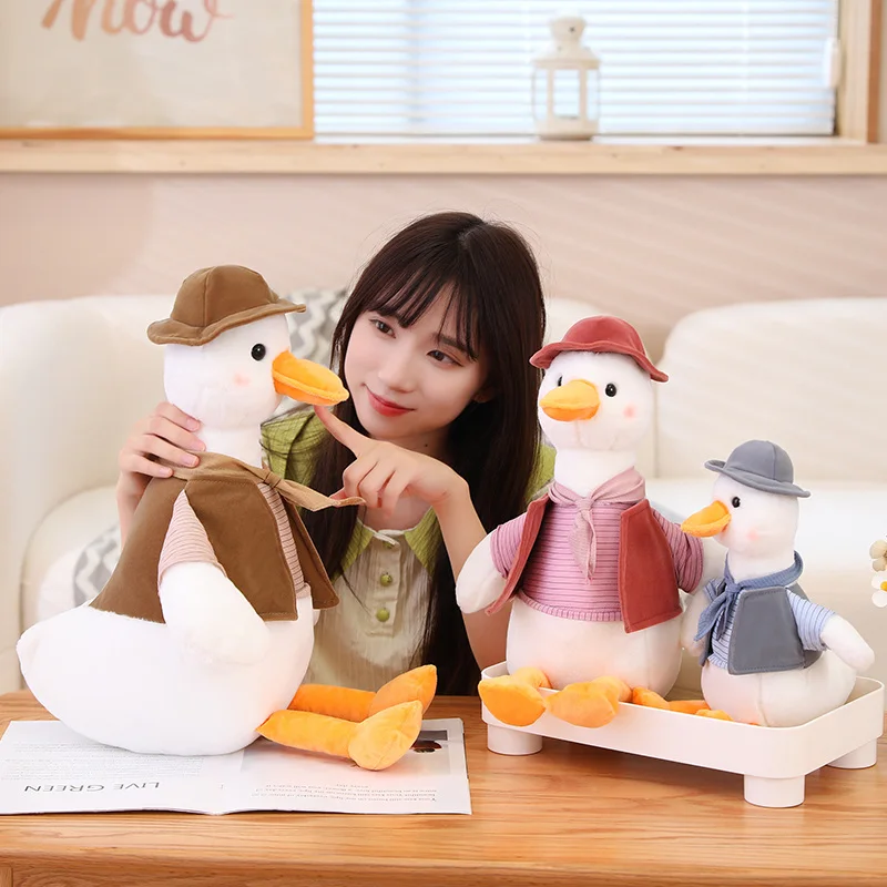 Kawaii Detective Duck Plush Cute Fat Cartoon Dressing Adventure Travel Duck Home Decor Stuffed Toy Kids Birthday Gift
Kawaii Detective Duck Plush Cute Fat Cartoon Dressing Adventure Travel Duck Home Decor Stuffed Toy Kids Birthday Gift