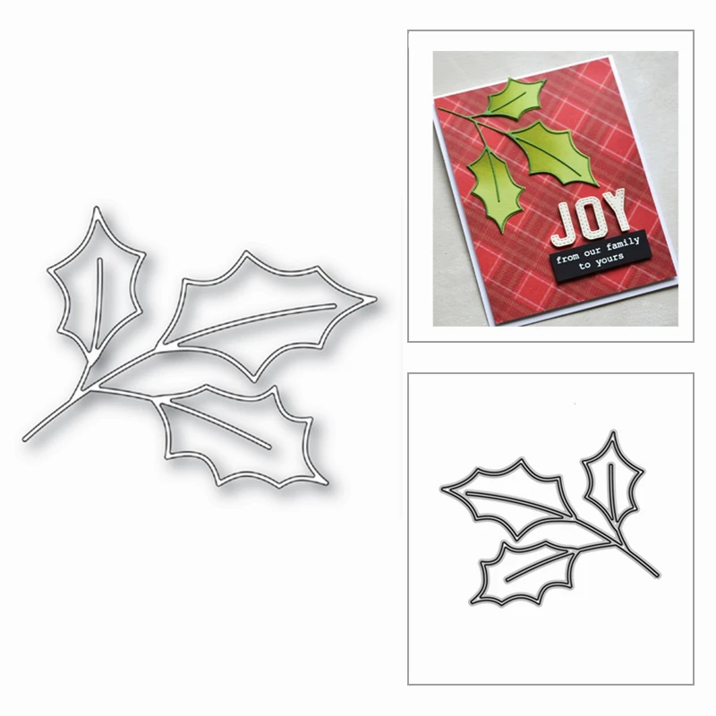 Graceful Holly Leaves Plant 2022 New Metal Cutting Dies for Journal and Scrapbooking Embossing Decoration Card Making No Stamps
Graceful Holly Leaves Plant 2022 New Metal Cutting Dies for Journal and Scrapbooking Embossing Decoration Card Making No Stamps