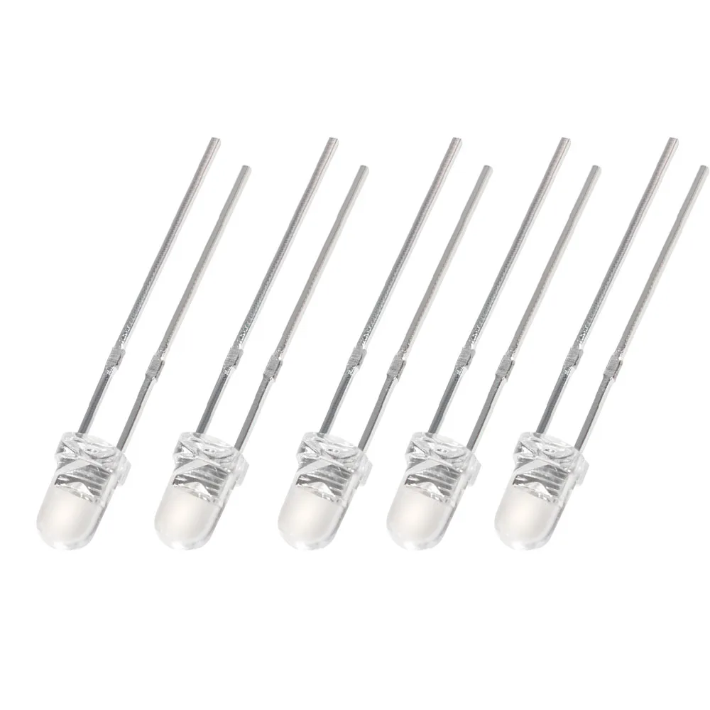 200PCS Transparent LED Diode 3MM Blue Green Orange Red Yellow White Led Lights Diodes
200PCS Transparent LED Diode 3MM Blue Green Orange Red Yellow White Led Lights Diodes
