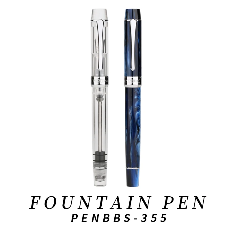 Перьевая ручка с поршнем PENBBS 355 из смолы снег/Аврора снежинка/золотистый тонкий перо 0,5 мм модный набор для письма офисный подарок
Перьевая ручка с поршнем PENBBS 355 из смолы снег/Аврора снежинка/золотистый тонкий перо 0,5 мм модный набор для письма офисный подарок