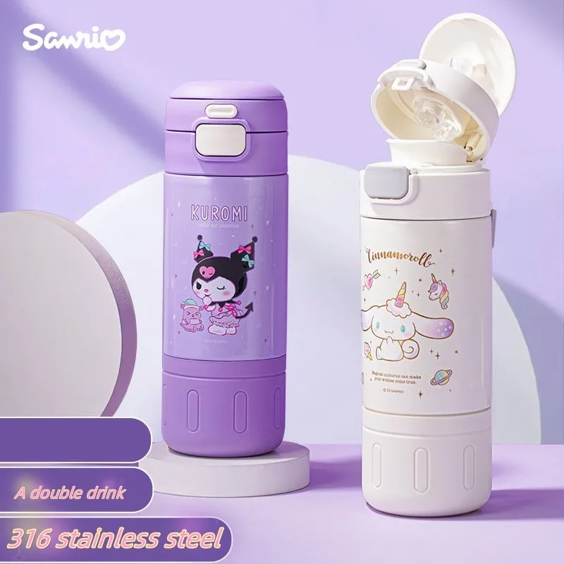Sanrios аниме Kawaii Kuromi Cinnamoroll детская Изолированная чашка Студенческая специальная пипетка чашка для воды чайник подарок на день рождения 
Sanrios аниме Kawaii Kuromi Cinnamoroll детская Изолированная чашка Студенческая специальная пипетка чашка для воды чайник подарок на день рождения