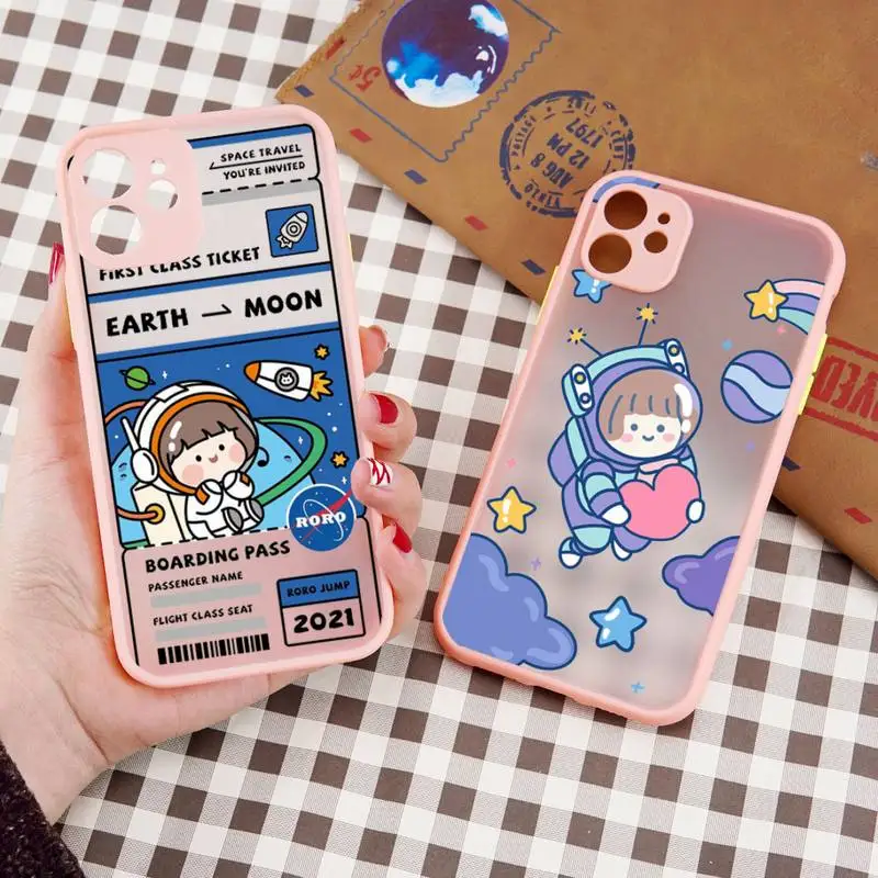 planet astronaut customized Phone Case Pink Color Matte Transparent For iPhone 13 12 11 Pro Max Mini X XR XS 7 8 Plus
planet astronaut customized Phone Case Pink Color Matte Transparent For iPhone 13 12 11 Pro Max Mini X XR XS 7 8 Plus