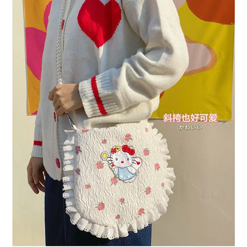 Sanrio, симпатичная мультяшная сумка через плечо Hello Kitty, сумка в форме сердца, симпатичная сумка-мессенджер с жемчугом, Рождественская женская ...
Sanrio, симпатичная мультяшная сумка через плечо Hello Kitty, сумка в форме сердца, симпатичная сумка-мессенджер с жемчугом, Рождественская женская ...