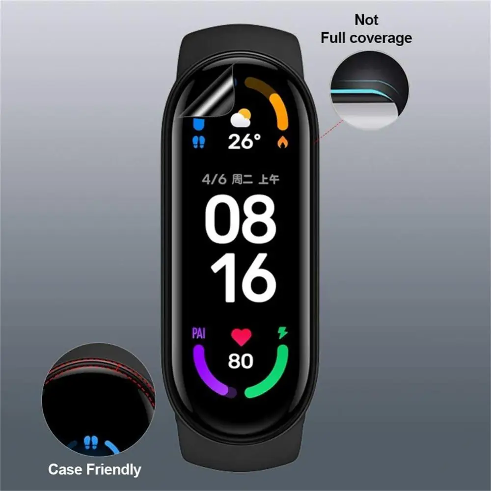 Hydrogel Soft Screen Protectors For Xiaomi Mi Band 7 Protective Film Smart Watch Wristband HD ExplosionProof Protective Film
Hydrogel Soft Screen Protectors For Xiaomi Mi Band 7 Protective Film Smart Watch Wristband HD ExplosionProof Protective Film