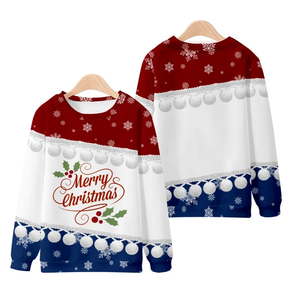 Men/Women 3D Christmas Round Collar Sweatshirts Fashion O-neck Unisex Hip Hop Suitable Boys Girls Casual Outwear Men-Clothes
Men/Women 3D Christmas Round Collar Sweatshirts Fashion O-neck Unisex Hip Hop Suitable Boys Girls Casual Outwear Men-Clothes