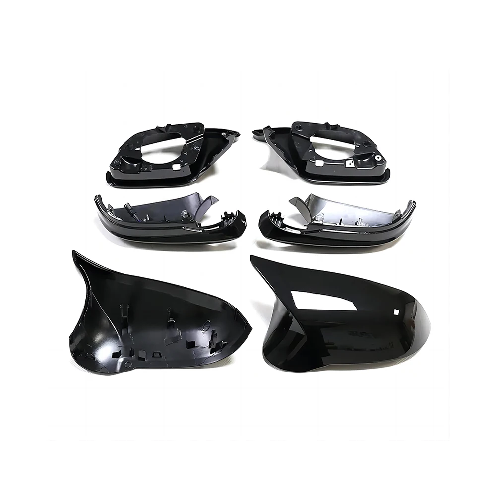 Замена боковых зеркал заднего вида крышка для BMW F20 F21 F22 F23 F30 F34 F35 1 2 3 Серии F80 ABS глянцевый черный корпус 6 шт.
