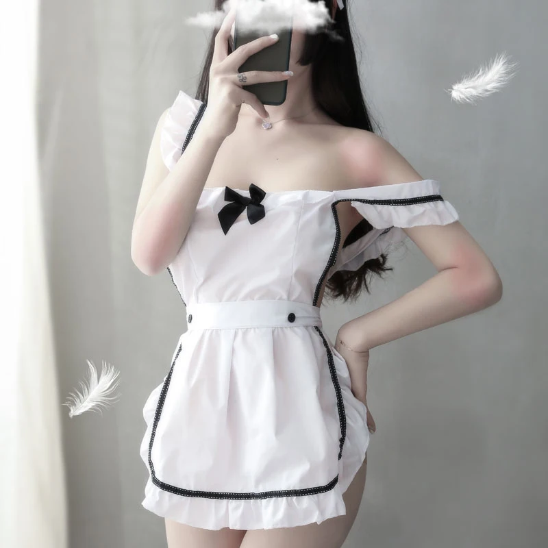 Women Sexy Lingerie Maid Girl Dress Apron Uniform Seductive Set Maid Clothing Nightclub Princess Anime Cosplay Suit Dress
Women Sexy Lingerie Maid Girl Dress Apron Uniform Seductive Set Maid Clothing Nightclub Princess Anime Cosplay Suit Dress