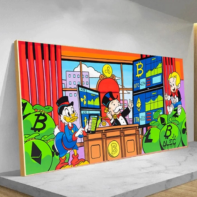 Alec Monopoly Artwork Series Canvas Painting Poster and Print Poster Aesthetic Wall Pictures Living Room Office Home Decoration
Alec Monopoly Artwork Series Canvas Painting Poster and Print Poster Aesthetic Wall Pictures Living Room Office Home Decoration