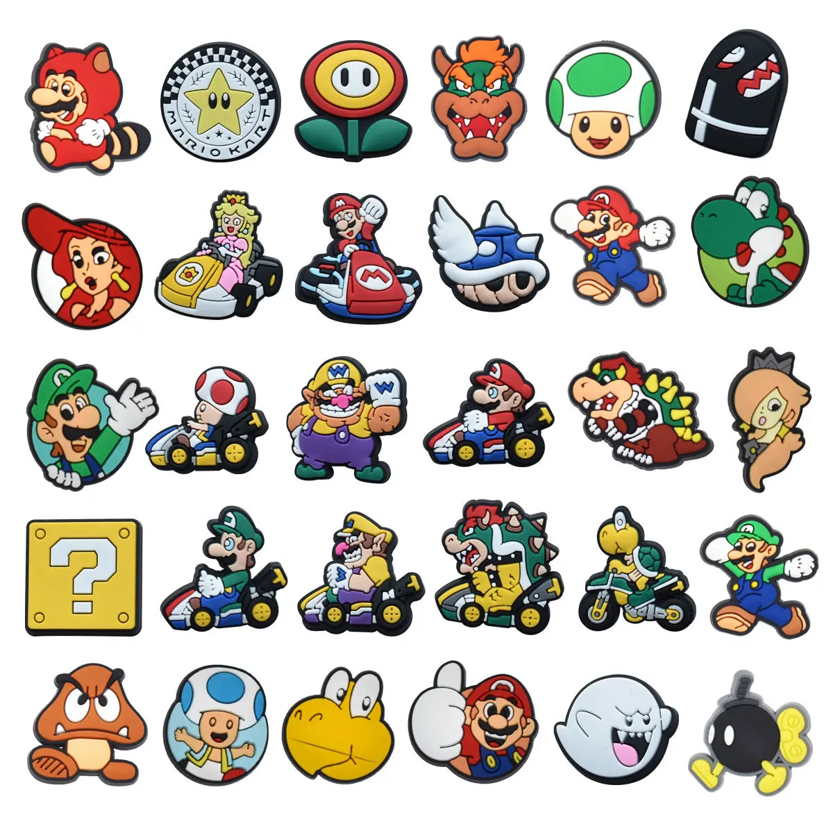 Super Mario Charm Slippers Decorative Accessories Shoes Flower Game Character Sandals Decorative Shoe Buckle DIY Birthday Gift
Super Mario Charm Slippers Decorative Accessories Shoes Flower Game Character Sandals Decorative Shoe Buckle DIY Birthday Gift