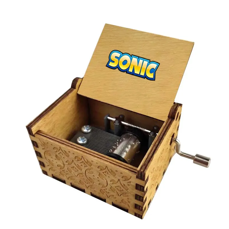 New Cartoon Music Box Sonic The Hedgehog Game Peripheral Creative Fashion Retro Wooden Classical Hand-cranked Music Ornaments
New Cartoon Music Box Sonic The Hedgehog Game Peripheral Creative Fashion Retro Wooden Classical Hand-cranked Music Ornaments