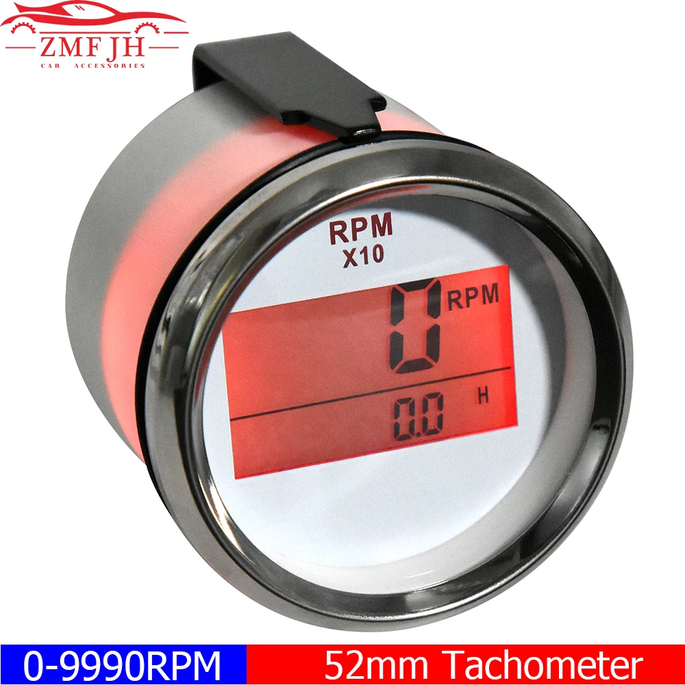 0-999RPM Tachometer 52mm Tacho Gauge with RED Backlight for Tacho Sensor M16 M18 Digital Tacho Meter Boat Marine Car Gauge
0-999RPM Tachometer 52mm Tacho Gauge with RED Backlight for Tacho Sensor M16 M18 Digital Tacho Meter Boat Marine Car Gauge
